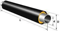 Труба стальная предварительно теплоизолированная в ПЭ оболочке 159/250