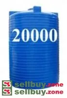 Емкость вертикальная круглая 20000 литров(с двойной стенкой)